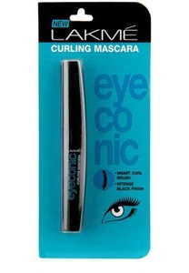 Lakme Eyeconic Lash Curling Mascara Black 9ml Smart Curl Brush Intense Black - Picture 1 of 4