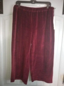 Wilt Made In USA Capris pierna ancha color vino tinto nuevo con etiquetas - Imagen 1 de 5