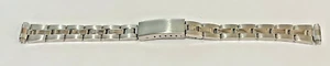 New 'Oyster' Link Ladies SS STRAIGHT End Watch Band - Picture 1 of 3