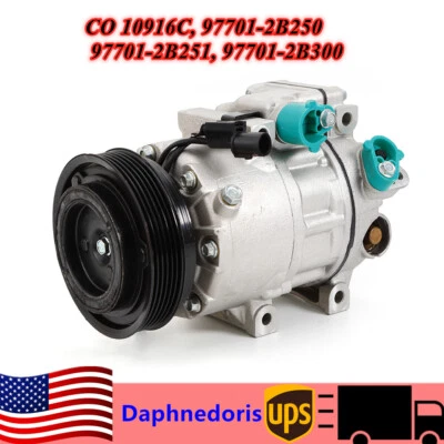AC A/C Air Conditioner Compressor&Clutch Fit For KIA Sorento 3.5L 2011 2012 2013 - Image 1 of 4