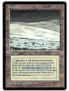 Tundra FBB Italian MTG Revised Magic: the Gathering Foreign Black Border - Picture 1 of 2