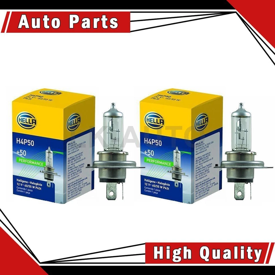 2 High Beam and Low Beam Daytime Running Light Bulb Fits 2000 Volkswagen EuroVan - Image 1 of 4