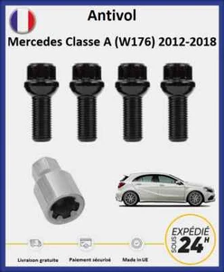 Radmuttern Diebstahlsicherung schwarz Mercedes A-Klasse (W176) 2012-2018 - Bild 1 von 6
