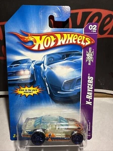 Hot Wheels 70/180 X-Raycers 2/4 STOCKAR Trans Clear 2007 avec roues à rayons bleues Pr5 - Photo 1/7