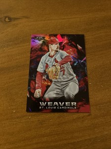 2018 Topps Fire Luke Weaver Red Parallel SP St. Louis Cardinals