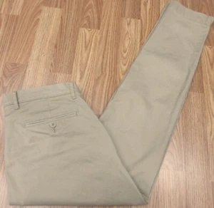 PANTALONES J.CREW 484 SLIM FIT ALGODÓN/SPANDEX CAQUI Talla 32W x 32L - Imagen 1 de 6