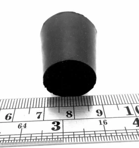 #3 Rubber Stopper, 1 Hole, Plug 23/32” To 15/16" Holes, Plug 19mm To 23mm Holes - Picture 1 of 12