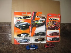 Matchbox Lot of 8 2010 Ford Police Interceptor Variation '10 Fargo Fire Marshall - Picture 1 of 3