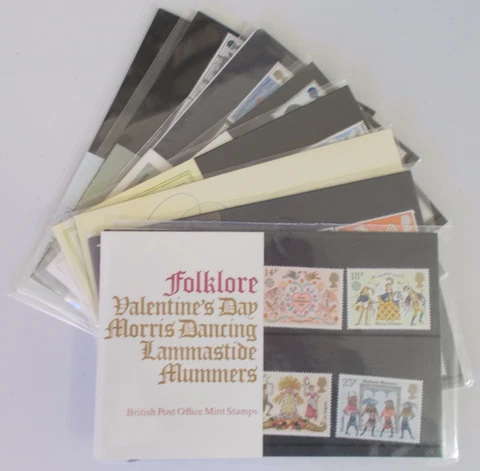 1981 Royal Mail Commemorative Presentation Packs. Sold separately & as year set Cover