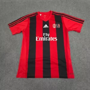 AC Milan Jersey Kids LARGE red football adidas home 2012-13 home size L - Picture 1 of 10