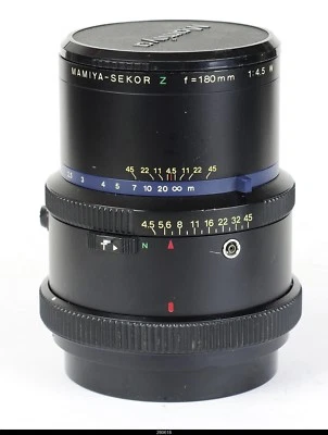 Lente Mamiya Sekor Z 180 mm f/4,5 W lente para RZ67 No18438 Foto 1 de 3