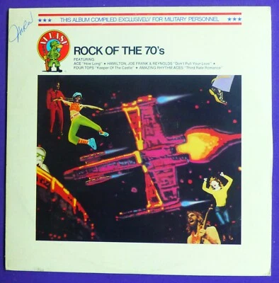 ROCK OF THE 70'S - FOR MILITARY PERSONNEL - VINYL LP RECORD ALBUM - Image 1 of 3