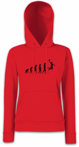 Felpa con cappuccio donna Basketball II Evolution Human Coach divertente aerobica