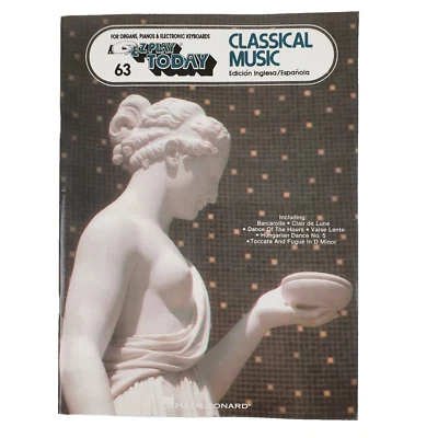 Classica Music - 63 EZ Play Today For Organs/Pianos & Electronic Keyboards, NEW - Image 1 of 4