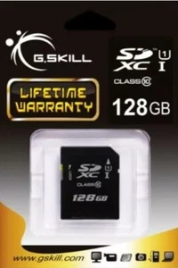 4719692013408 G.SKILL SDXC 128GB CLASS 10 UHS-I G.SKILL - Picture 1 of 1
