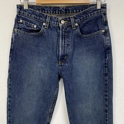 Pantalones de mezclilla Polo Ralph Lauren de colección para mujer 8 67 corte bota lavado medio 100 % algodón básicos Foto 1 de 4