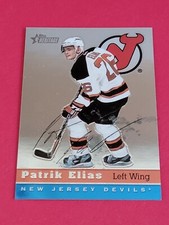 PATRIK ELIAS  - 2000-01 TOPPS HERITAGE - CHROME PARALLEL EDITION CARD /555