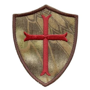 crusader templar cross kryptek highlander embroidered navy sew iron on patch - Picture 1 of 4