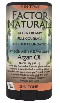 Factor Naturals Sun Tone 137 Pan stick foundation with Argan oil Made in the USA - Image 1 of 4