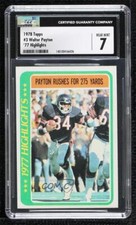1978 Topps Walter Payton #3 CGC 7 HOF