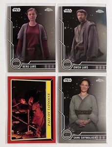Anakin Skywalker Family Lot 2023 Topps Chrome Star Wars Shmi Beru Owen Lars