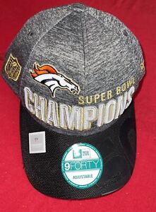Denver Broncos Champions 50th Super Bowl New Era 9 Forty Hat Peyton's Last Game