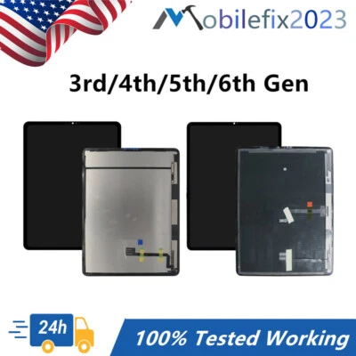 For iPad Pro 12.9 6th/5th/4th/3rd Gen LCD Display Touch Screen Digitizer Replace - Image 1 of 4