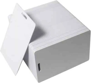 13.56MHz F08 Classic 1K RFID Cards - Blank White Card With A Hole at short edge - Picture 1 of 5