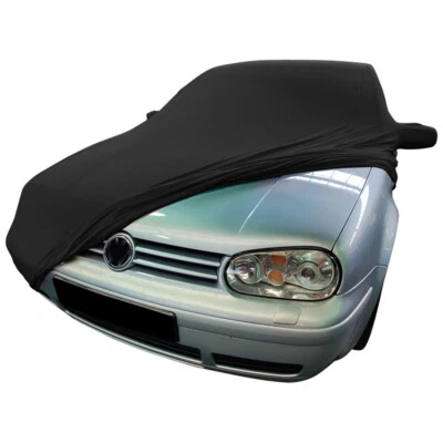 Indoor car cover fits Volkswagen Golf 4 bespoke Berlin Black cover With mirro... Foto 1 de 4