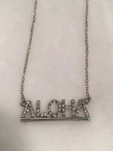 Aloha Rhinestone Necklace - Picture 1 of 4