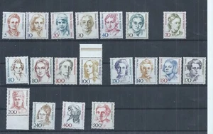 Germany stamps.  A good range of the 1986 Famous German Women MNH   (AF872) - Picture 1 of 2