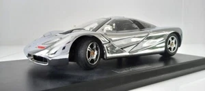 Maisto McLaren F1 1:18 scale Die Cast - Chrome finish + Display Stand - Picture 1 of 17
