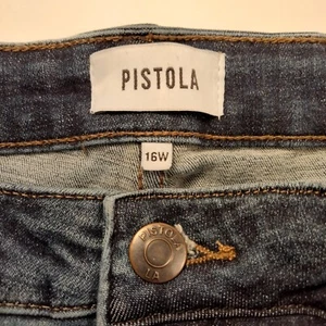 Jean para mujer Pistola elástico/delgado denim lavado medio talla 16W - Imagen 1 de 10
