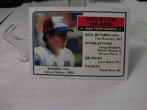 Fútbol americano Topps 1983 #271 - Gifford Nielsen TL - Houston Oilers 83-050 - Imagen 1 de 2