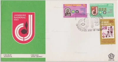 Cover Indonesia, 1981. Bandung. 1981 National Jamboree Cibubur Jakarta Cibodas W - Image 1 of 3