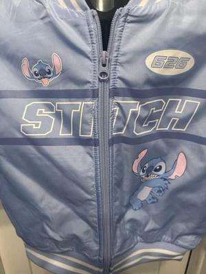 Chaqueta azul claro Disney Stitch para niñas nueva Foto 1 de 4