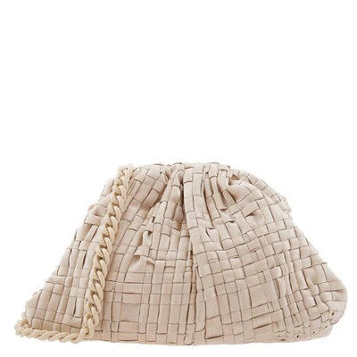 Maria La Rosa Ribbon Satin Gold Mini Game Clutch 2 MLR-RIBBON SATIN GOLD - Image 1 of 4