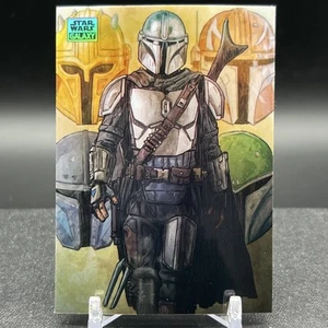 The Way of Mand'alor 33 Refractor 2024 Topps Galaxy Star Wars Card - Picture 1 of 2