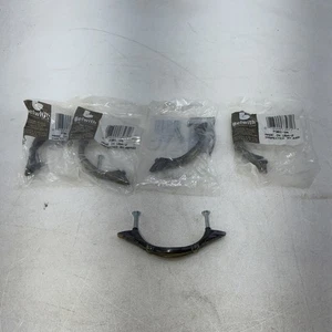 "Lanza tribal de latón antigua Belwith Southwest Lodge P381-VA tira de gabinete de 3""" - Imagen 1 de 7