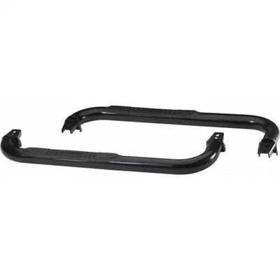 Barra Nerf redonda de 3 pulgadas Rampage para Jeep Wrangler (YJ) 1987-1995 - negra Foto 1 de 4