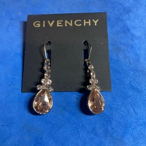 Pendientes colgantes Givenchy rosa rosa B153 - Imagen 1 de 3