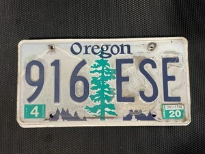OREGON NUMMERNSCHILD 916 ESE APRIL 2020 - Bild 1 von 1