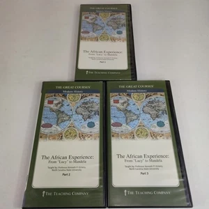 GREAT COURSES - THE AFRICAN EXPERIENCE: From "Lucy" to Mandela Complete 6 DVDs - Picture 1 of 5