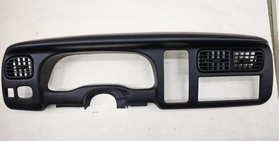 🔥97-00 Dodge Dakota Durango tablero calibre cuadro de instrumentos bisel negro OEM Foto 1 de 4