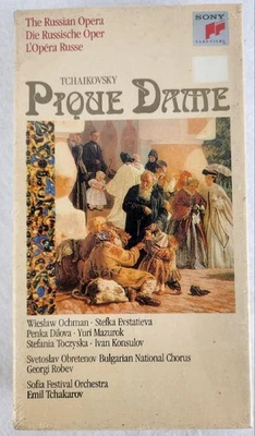 Tchaikovsky Pique Dame 3 Cassette Box Set Russian Opera Chrome Tape S3T 45720 - Image 1 of 4