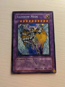 Rainbow Neos PTDN-EN044 1st Edition Secret Rare LP+ Phantom Darkness! Yu-Gi-Oh - Picture 1 of 3