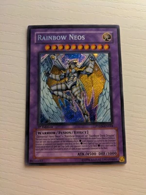 Rainbow Neos PTDN-EN044 1st Edition Secret Rare LP+ Phantom Darkness!  Yu-Gi-Oh  - Image 1 of 3