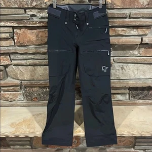 Pantalon de ski noir clair Norrona Lofoten Gore-Tex Pro - Photo 1/14