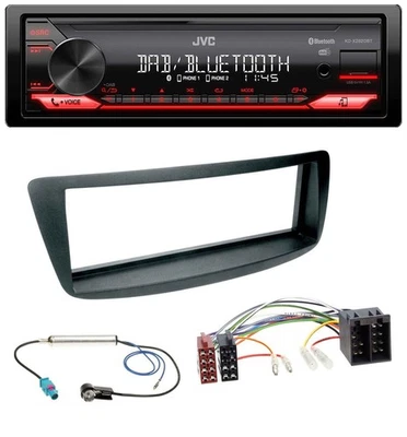 JVC Bluetooth USB DAB MP3 Autoradio für Citroen C1 Peugeot 107 Fakra Phantomeins - Bild 1 von 4
