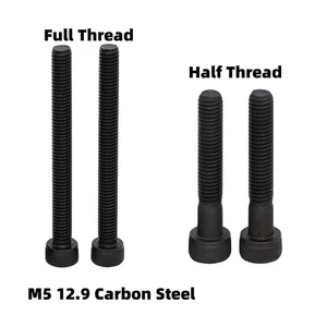 M5 Hex Head Cap Screws Hexagon Socket Allen Key Screw Bolts Fasteners DIN 912 - Picture 1 of 45